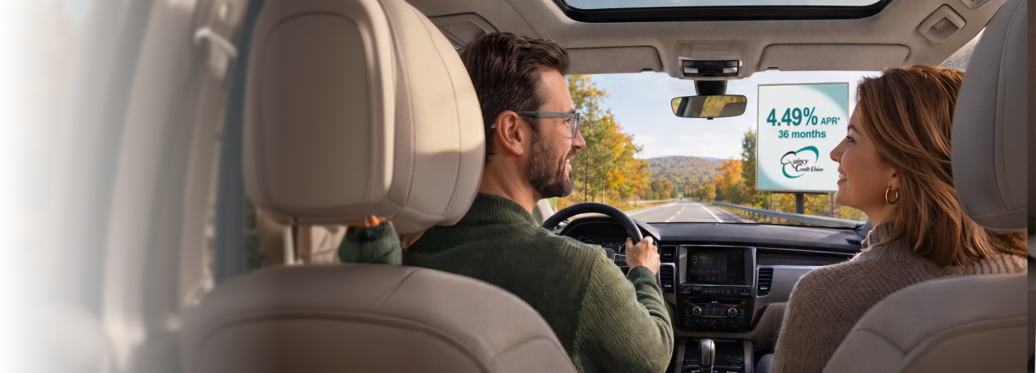 QCU Massachusetts auto loans banner